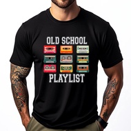 80s 90s Cassette Tape T-Shirt Anime Style Illustrated Clothing
