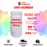 Soda api 500gr / Caustic Soda / Anti Mampet / soda api Murah