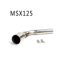 Motorcycle Mid Exhaust Manifold For Honda GROM MSX125 MSX 125 2013 2014 2015