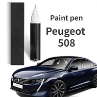 Paint pen suitable for Peugeot 508 touch-up pen pearlescent white logo 508 refitted accessories auto