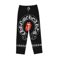 Chrome Hearts Flannel Pajamas Thick Ladies Cartoon Autumn Winter New Women Plush Warm Casual Pants A