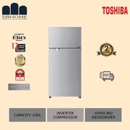 TOSHIBA REFRIGERATOR 357L Hybrid Bio Deodorizer Inverter Fridge GR-A43MBZ (RS)