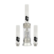 510 Long Blue White Ceramic drip tip 510 Ceramic+Stainless Steel tip Flat tip 510 drip tip
