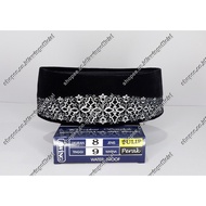Silver Tulip Embroidered Awing Songkok Original Awing Songkok/