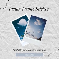 Instax Frame Sticker (Suitable for Instax Mini Film)
