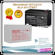 MinuteBank VRLA AGM Battery (1 carton x 8pcs ) BT-12M7.2AT 12V 7.2Ah VRLA RECHARGEABLE UPS / AUTOGAT