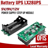 UPS Power Supply Project StepUp 18650 Battery output12V 9V 5V LX-28UPS