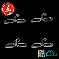 THL Stainless Steel Extra Thicken Hanger 8 Shape Drying Clother Hanger Long Shape Hanger For Clothes