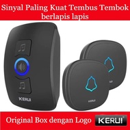 Kerui WIRELESS DOORBELL WATERPROOF DOOR BELL 2-transmitter DOOR BELL