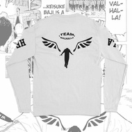 MO Anime Tokyo Revengers Cosplay Costume T-shirt Team Valhalla Tokyo Manji Long Sleeve Shirt Tee46467 DP