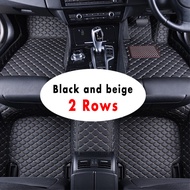 RHD Car Floor Mats For Toyota Fortuner 2006 2007 2008 2009 2010 2011 2012 2013 2014 2015 7 Seater L