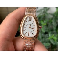 BV Produced Bvlgari Gilt Snake Shadow Wrist Watch Snake Shape SerpentiSeduttori Gilt Hexagonal Snake