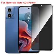 Tempered Glass For Motorola Moto G24 Power Anti-peeping Privacy Screen Protector For Motorola MotoG2