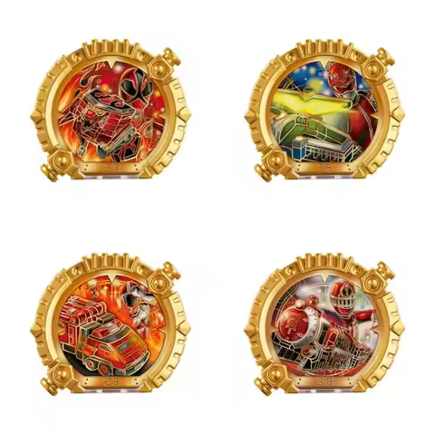 Bandai Original No.1 Sentai Gozyuger Dx Transformation Ring Set Taiyo Sentai Sun Vulcan Star Animals