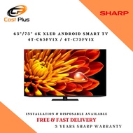4T-C65FV1X / 4T-C75FV1X 65 / 75 *FREE 60 INCH TV WITH EVERY PURCHASE* 4K XLED ANDROID SMART TV