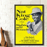 Nat King Cole Vintage Music Art Poster Canvas Prints Home Decoration Wall Painting (No Frame)