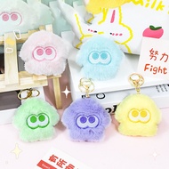 Splatoon Raiders‌ Inkling Plush Keychain Anime Orange Red Inkling Kawaii Animal Backpack Pendant Sof