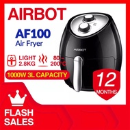 Airbot Air Fryer AF100 Oil Free Single Pod Non-Stick Teflon Timer Kitchen Aid Healthy Cooker (3L / 12 Months Warranty)