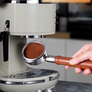 E61Italian Coffee Machine Handle Stainless Steel Head Solid Wood Handle Suitable for Aibao E61/Gemil