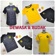 [Logo] Baju Jersi Bola Sepak Malaysia Dewasa Dan Budak Home &amp; Away Yang Lengan Pendek / Short Sleeve Football Jersey