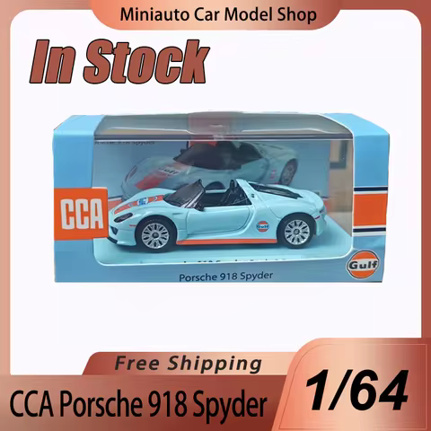 New In Stock Cca 1:64 Porsche 918 Spyder Gulf Version Alloy Model Miniature Model Chevrolet Camaro G
