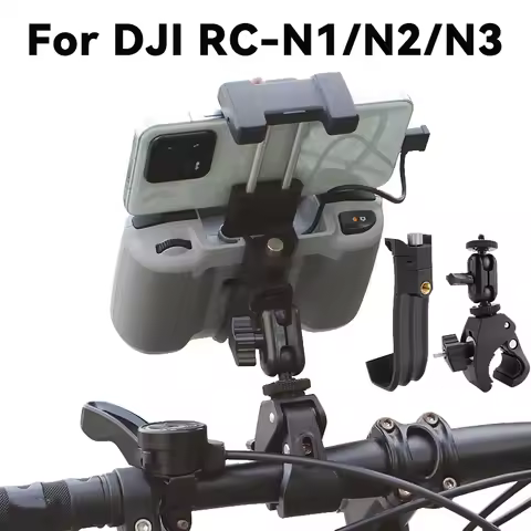 Bike Holder Mount for DJI RC-N1/N2/N3 Controller Motorcycle Handlebar Mount for DJI Mini 3/4 Pro /NE