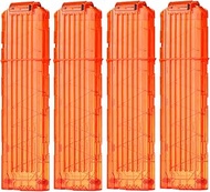 FUCAS Soft Bullet 4pcs Clips 18 Bullets Dart Gun Clips Magazine Clip for Nerf Toy Dart Gun