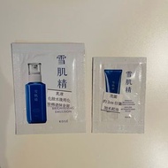 雪肌精洗面+ 乳液