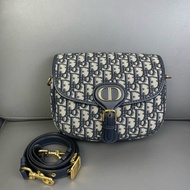 Dior 迪奧 bobby 馬鞍包 中號 老花 單肩斜挎包 20年編碼