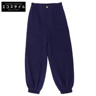 Gucci Jog Easy Pants, Women's, Blue, Size 40, 611282