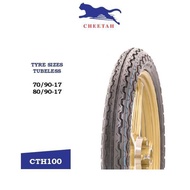 TAYAR  CHEETAH CTH100   *DUNLOP TT100* 70/90-17, 80/90-17 TUBELESS TYRE