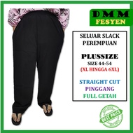 SELUAR SLACK PLUSSIZE WANITA SIZE 44-54 / PLUSSIZE STRECABL WOMEN PANTS