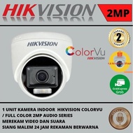 Available HIKVISION 2MP COLORVU CAMERA COLORFUL AUDIO INDOOR CCTV CAMERA