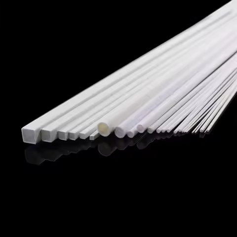 Evemodel ABS Styrene Round Rod Square Rod Round Pipe Tube Square Tube L-Shape I-Shape Sections
