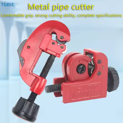 [TL]Metal Tube Cutter Tool Heavy-Duty Pipe Cutter 1/8" To 1-1/8" Inch Tubing Cutter For Cutting Alum