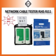 Network Cable Tester LAN RJ45 8P8C Cat6 Cat5e Cat5 TEL RJ11 Cat3 6P6C Cable Continuity Tester Cable 