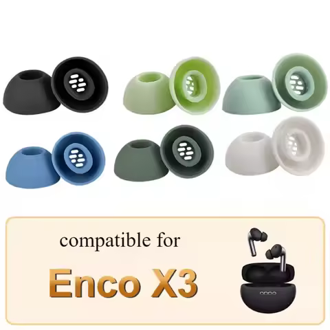 Eartips for OPPO Enco X3 Bluetooth Headset Cover EncoX2 Noise Reduction Silicone Sleeve Earplugs Enc