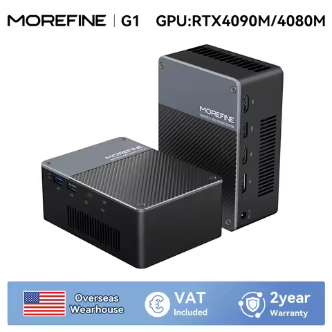 MOREFINE Mini PC GPU G1 with RTX 4090M/4080M Super Graphics Card 16G GDDR6 Thunderbolt3 TypeC Extern