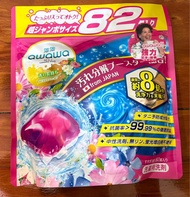 日本awawa洗衣球 超大容量82顆