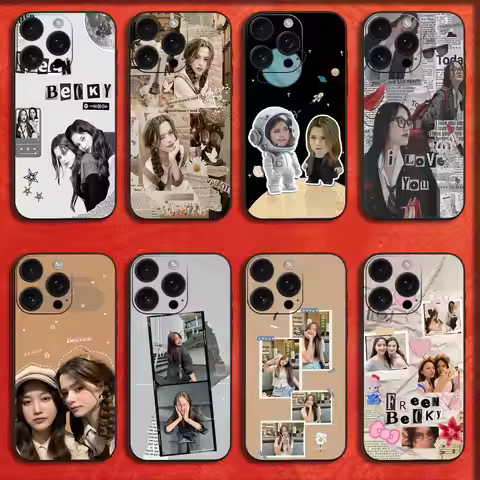 F-Freen Sarocha F-Freenbecky Phone Case For iPhone 16,15,14,13,12,11,Pro,XS,Max,XR,Plus,E,Mini Black