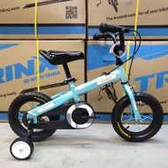 《送兒童頭盔》TRINX RED ELF 1.0 - 12吋 內線式設計 兒童單車 (連輔助轆)