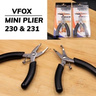 VFOX FISHING MINI PLIER #230 & #231 MANCING FISHING TOOL PLAYAR PANCING