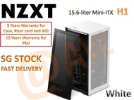 NZXT H1 case 140 watercooler riser card 650W SFX-L PSU Version 1  With New Riser Replaced  modular cables 80 Plus Gold ITX case 5.0  LOCAL STOCK  LOCAL WARRANTY 10 Years PSU  3 Years Other Parts