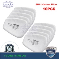 10pcs/set 5N11 Cotton Filter Replacement Filters For 6200 6800 7502 Respirator (not 3M )