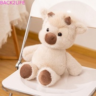 BACK2LIFE Highland Cattle Plush Toy, Soft Material New Design Running Cow Plush Doll, Stuffed Animal