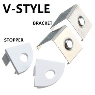 LED Strip Light Aluminium U Channel / Profile Track Holder 灯带铝夹 Led Strip Light Bar Channel Track Ho