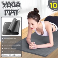 HTD Sport Matras Yoga Anti Slip 10mm Alat Olahraga Alas Senam