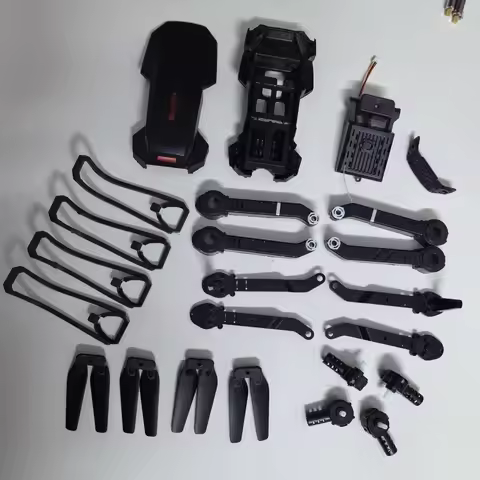 E88 RC Drone Accessories Spare Parts Main Body Shell AB Blade Propellers Protective Base/Engine Moto