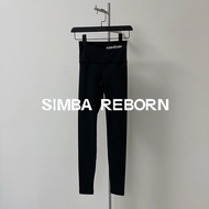 40% off [SIMBA REBORN] Kimhekim 22SS Black logo Printed Skinny Leggings Sweatpants