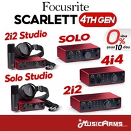 [ใส่โค้ดลด1000บ.] Focusrite Scarlett Gen 4 / Gen 3 ทุกรุ่น Solo 2i2 4i4 8i6 18i8 ออดิโออินเตอร์เฟส S